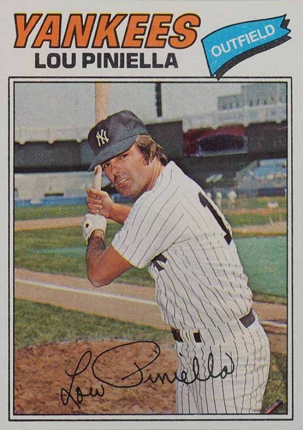 1977 Topps Lou Piniella #96 Baseball Card