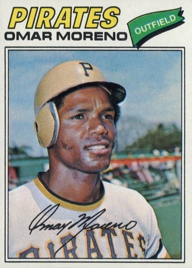 1977 Topps Omar Moreno #104 Baseball Card