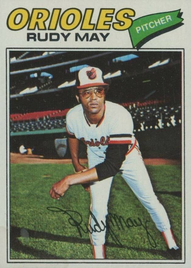 1977 Topps Rudy May #56 Baseball Card