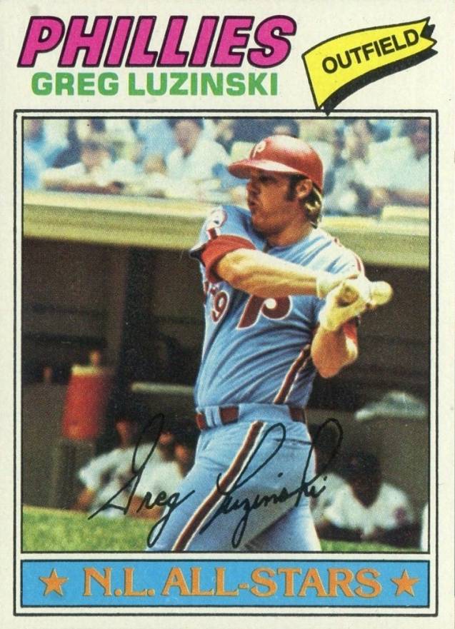 1977 Topps Greg Luzinski #30 Baseball Card