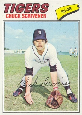 1977 Topps Chuck Scrivener #173 Baseball Card