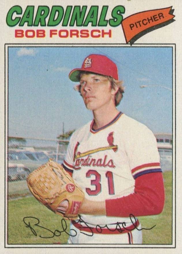 1977 Topps Bob Forsch #381 Baseball Card
