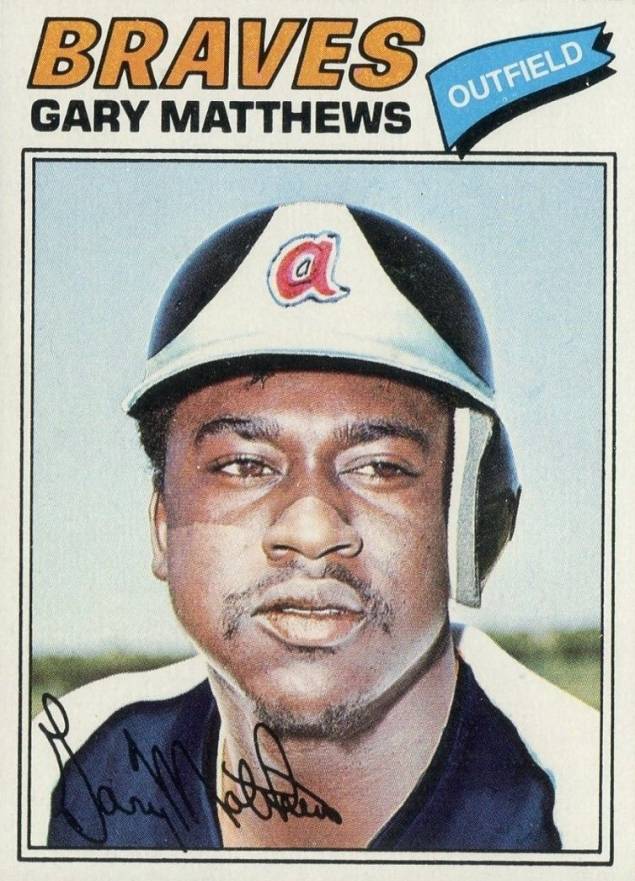1977 Topps Gary Matthews #194 Baseball Card