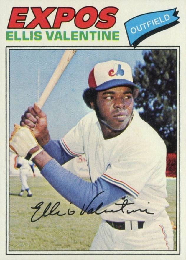 1977 Topps Ellis Valentine #52 Baseball Card