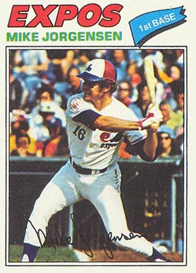 1977 Topps Mike Jorgensen #368 Baseball Card