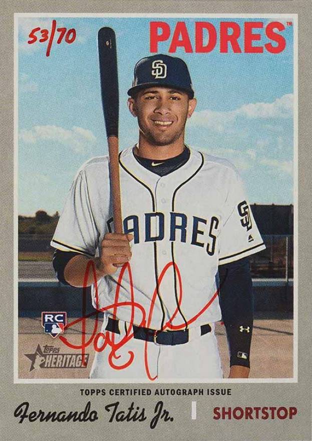 2019 Topps Heritage Real One Autographs Baseball Card Set - VCP
