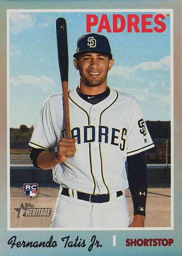 2019 Topps Heritage Fernando Tatis Jr. #517 Baseball Card