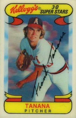 1978 Kellogg's Frank Tanana #54 Baseball Card