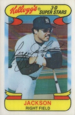 1978 Kellogg's Reggie Jackson #40 Baseball Card