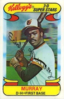 1978 Kellogg's Eddie Murray #25 Baseball Card