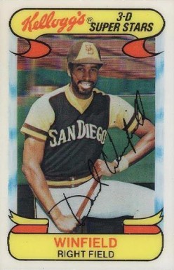 1978 Kellogg's Dave Winfield #11 Baseball Card