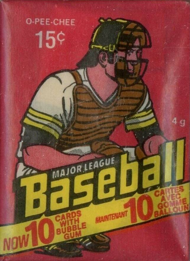 1978 O-Pee-Chee Wax Pack #WP Baseball Card