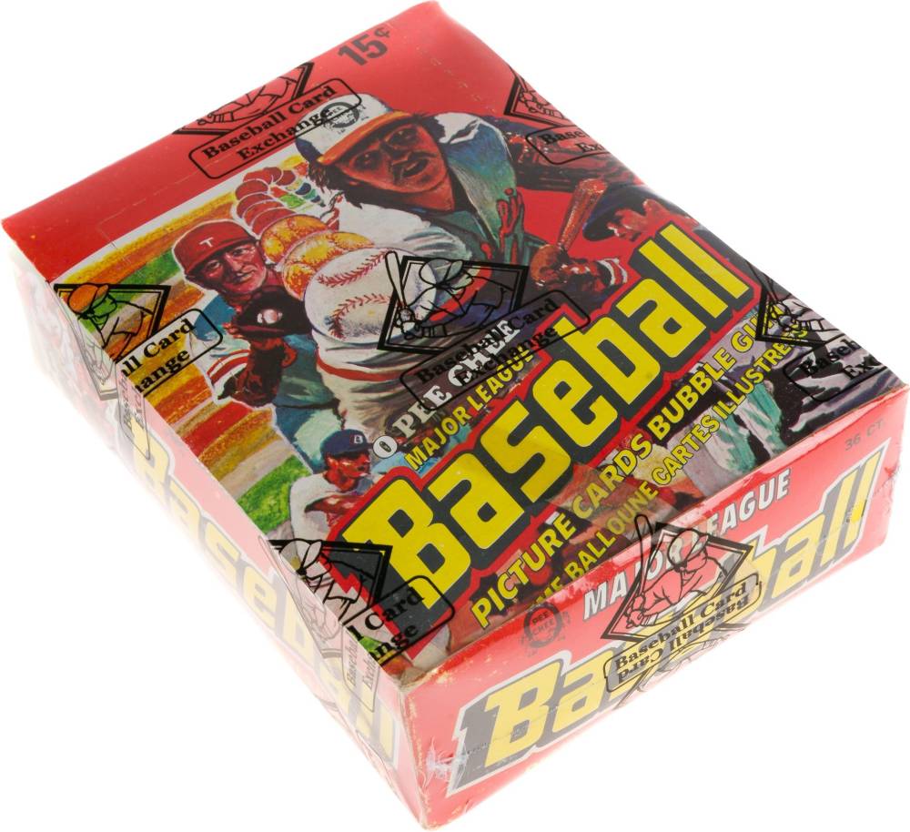 1978 O-Pee-Chee Wax Pack Box #WPB Baseball Card