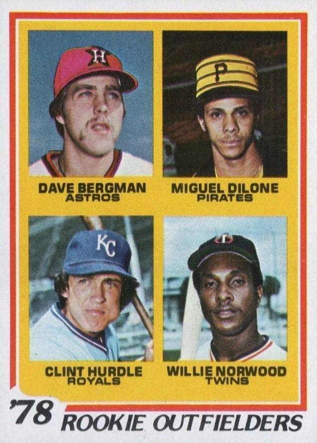 1978 Topps Rookie Outfielders #705 Baseball Card