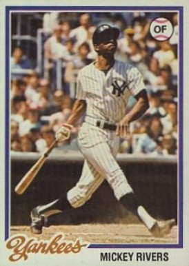 1978 Topps Mickey Rivers #690 Baseball Card