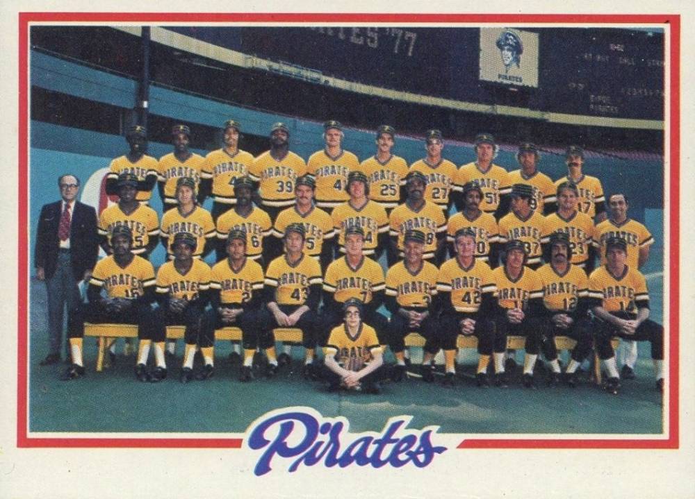 1978 Topps Pittsburgh Pirates Team #606 Baseball Card