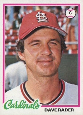 1978 Topps Dave Rader #563 Baseball Card