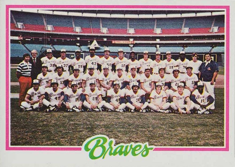 1978 Topps Atlanta Braves Team #551 Baseball Card