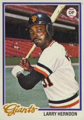 1978 Topps Larry Herndon #512 Baseball Card