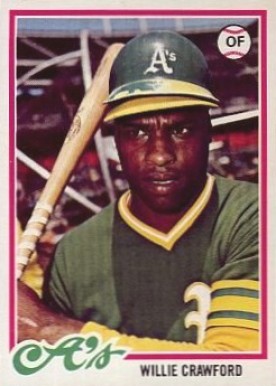 1978 Topps Willie Crawford #507 Baseball Card