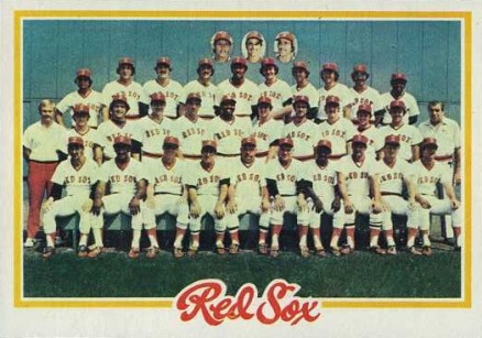 1978 Topps Red Sox Team #424 Baseball Card