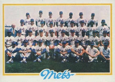 1978 Topps New York Mets Team #356 Baseball Card