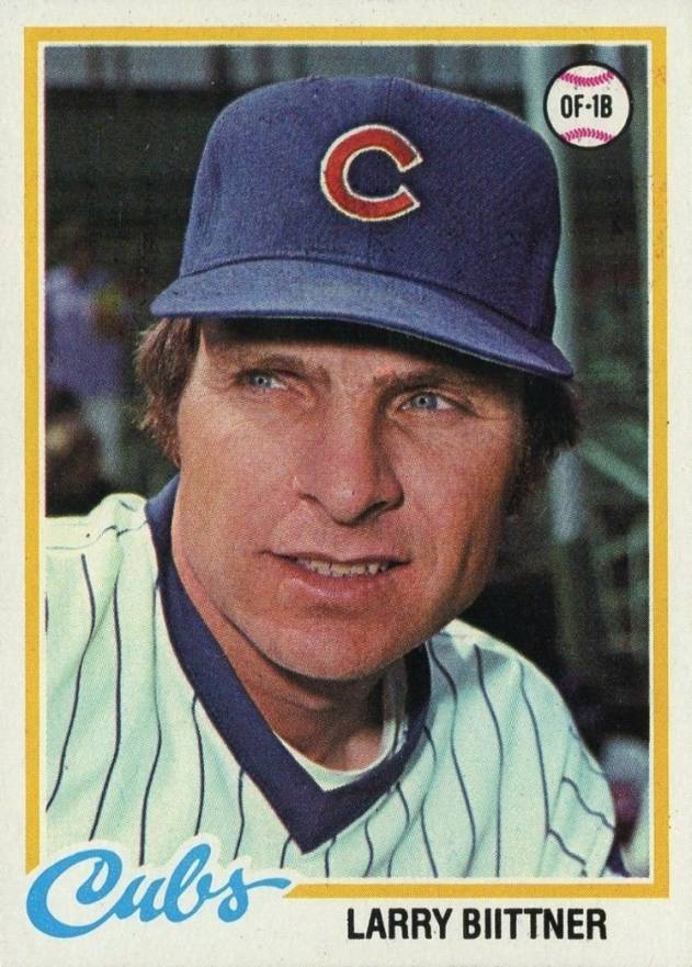 1978 Topps Larry Biittner #346 Baseball Card