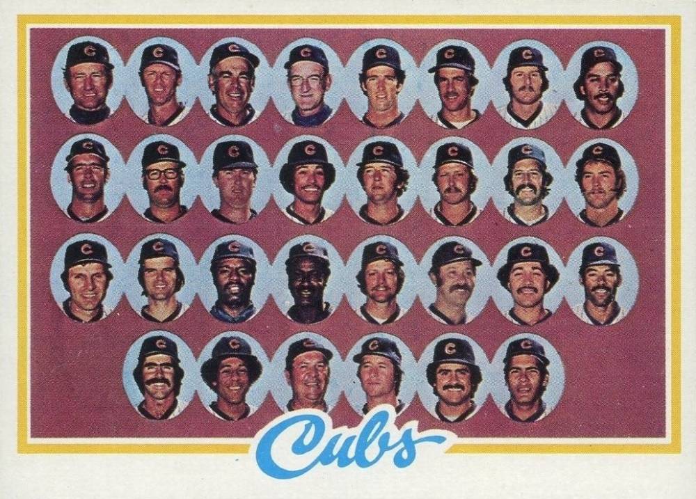 1978 Topps Cubs Team #302 Baseball Card