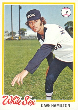 1978 Topps Dave Hamilton #288 Baseball Card