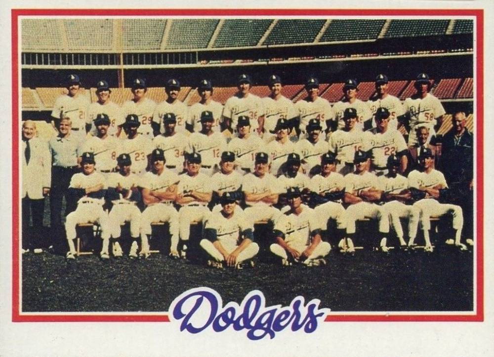 1978 Topps Dodgers Team #259 Baseball Card
