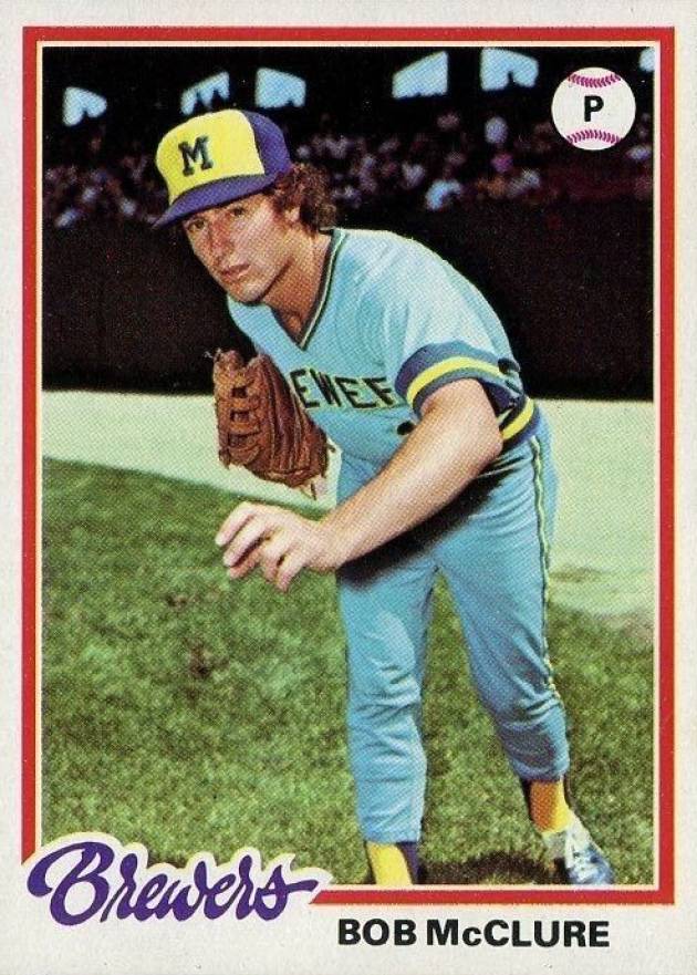 1978 Topps Bob McClure #243 Baseball Card