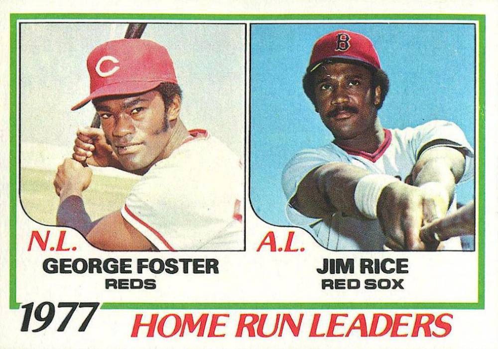 1978 Topps Home Run Leaders #202 Baseball Card