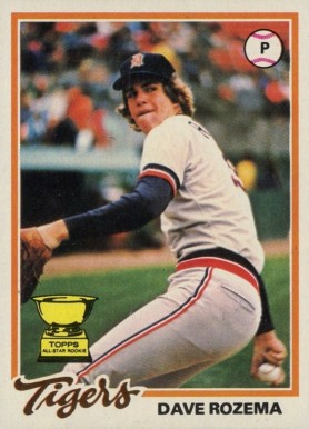 1978 Topps Dave Rozema #124 Baseball Card