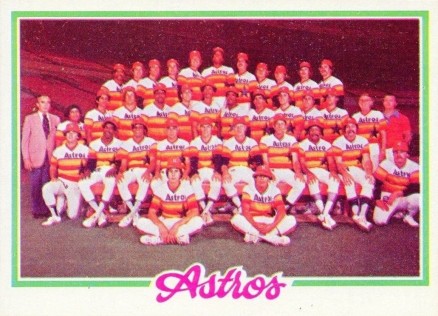 1978 Topps Houston Astros Team #112 Baseball Card