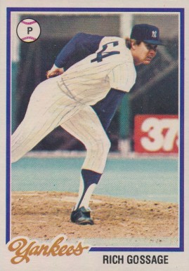 1978 Topps Rich Gossage #70 Baseball Card