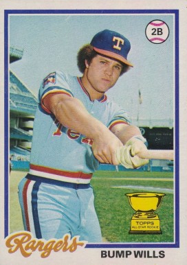 1978 Topps Bump Wills #23c Baseball Card