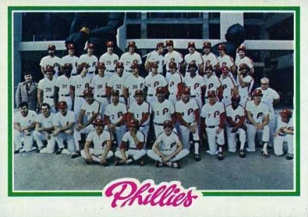 1978 Topps Phillies Team #381 Baseball Card