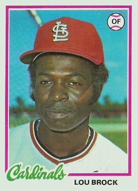 1978 Topps Lou Brock #170 Baseball Card