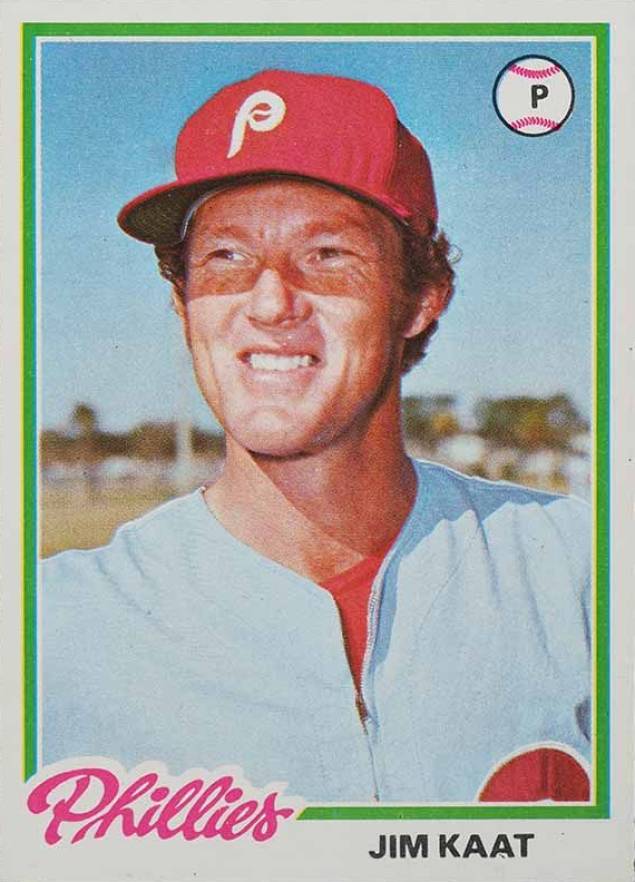1978 Topps Jim Kaat #715 Baseball Card
