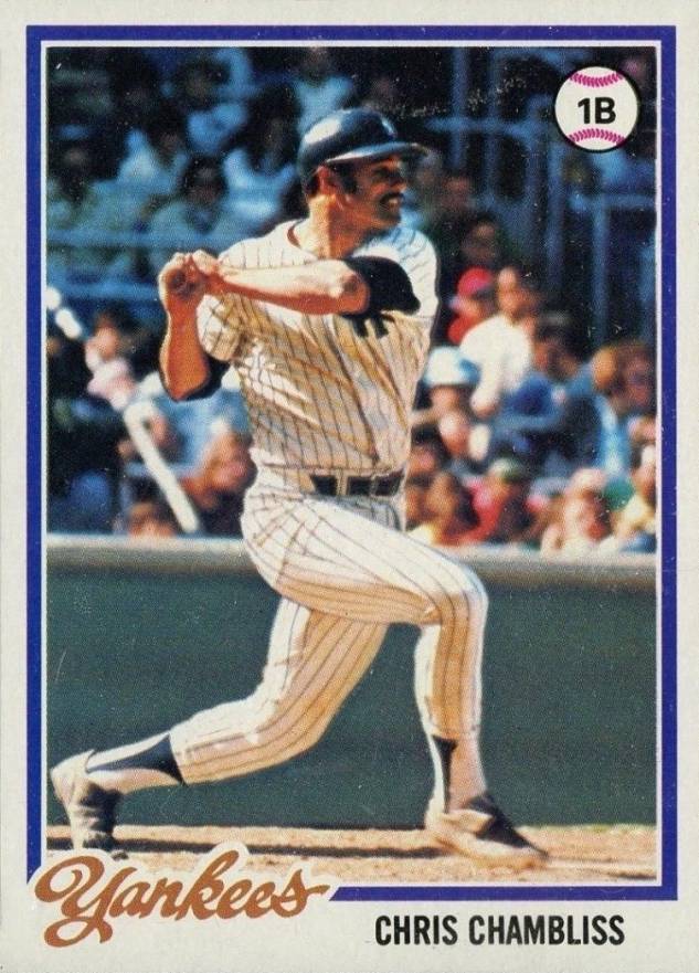 1978 Topps Chris Chambliss #485 Baseball Card