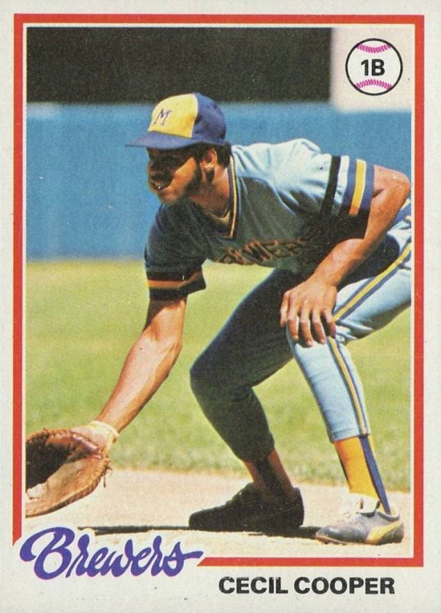 1978 Topps Cecil Cooper #154 Baseball Card