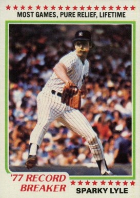 1978 Topps Sparky Lyle #2 Baseball Card