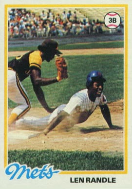 1978 Topps Len Randle #544 Baseball Card