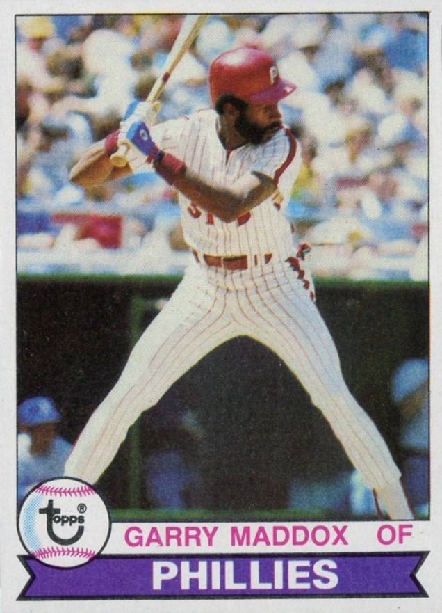 1979 Burger King Phillies Garry Maddox #20 Baseball Card