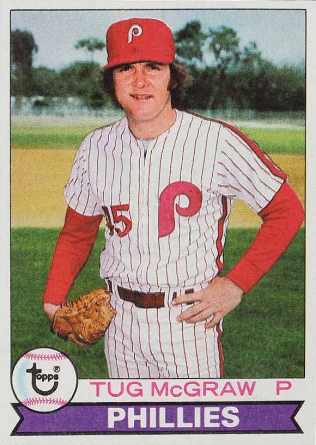 1979 Burger King Phillies Tug McGraw #10 Baseball Card