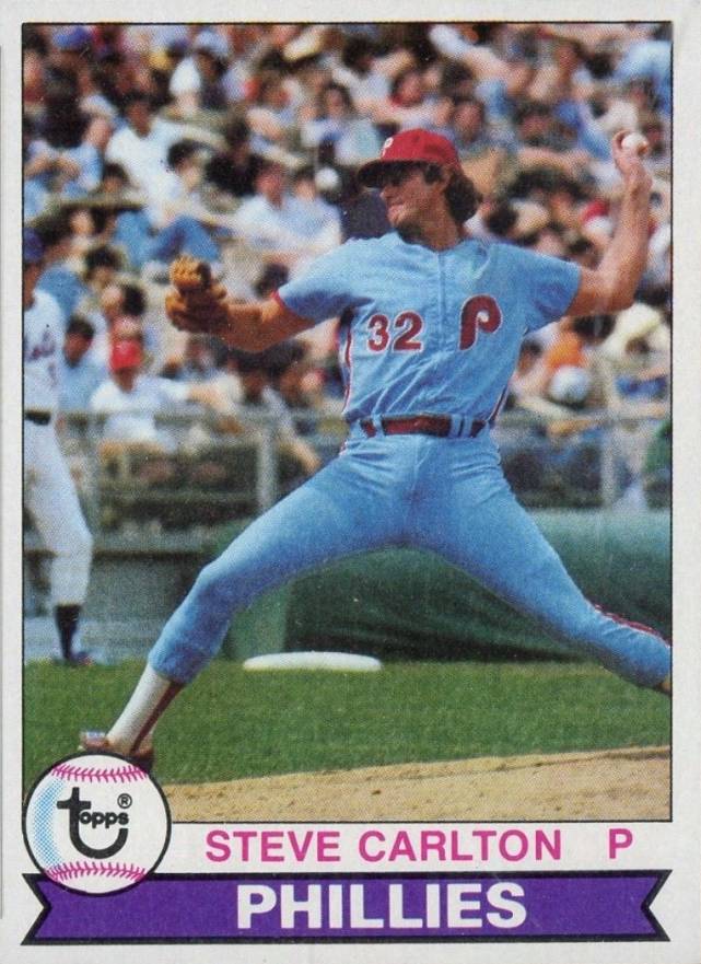 1979 Burger King Phillies Steve Carlton #4 Baseball Card