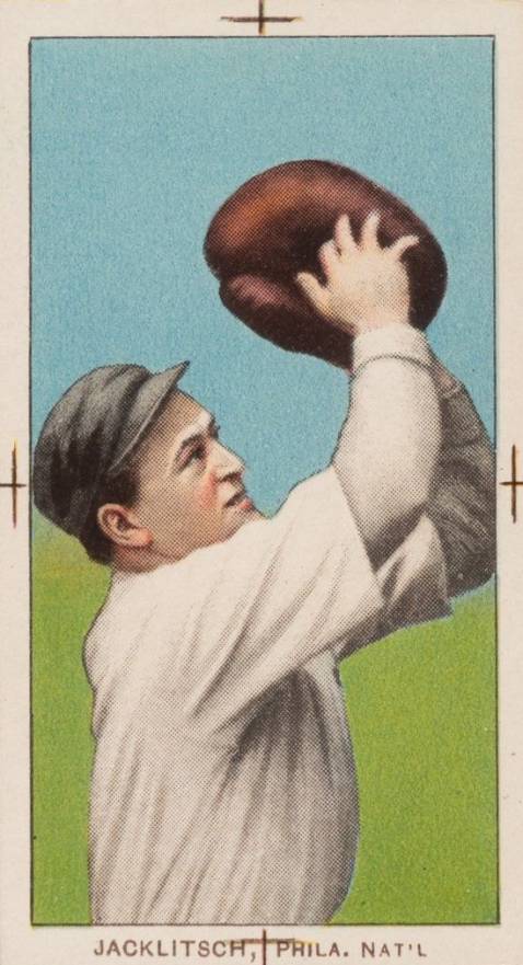 1909 White Borders Proofs Jacklitsch, Phila. Nat'L #230 Baseball Card