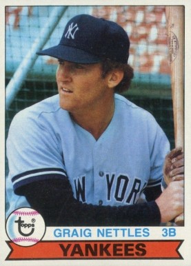 1979 Burger King Yankees Graig Nettles #15 Baseball Card