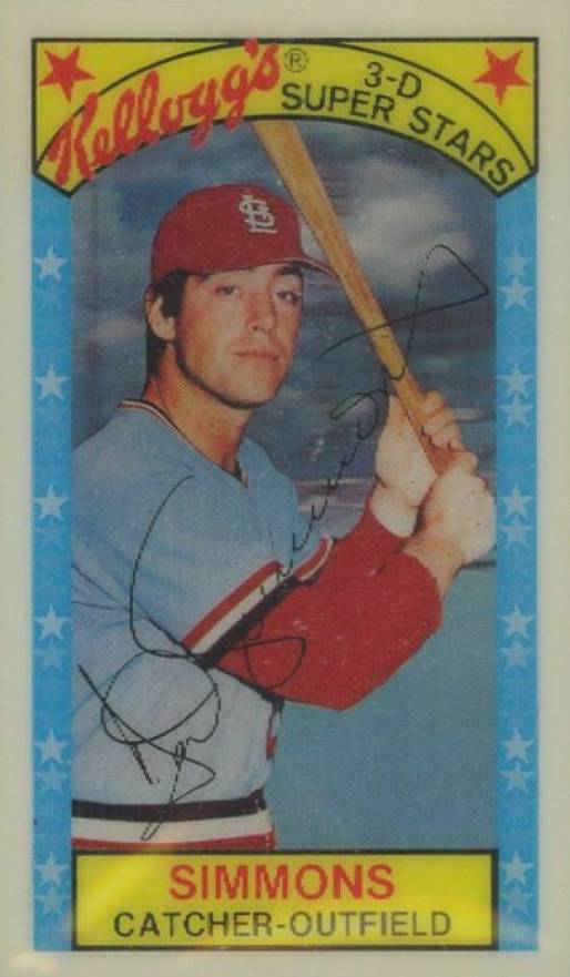 1979 Kellogg's Ted Simmons #2 Baseball Card