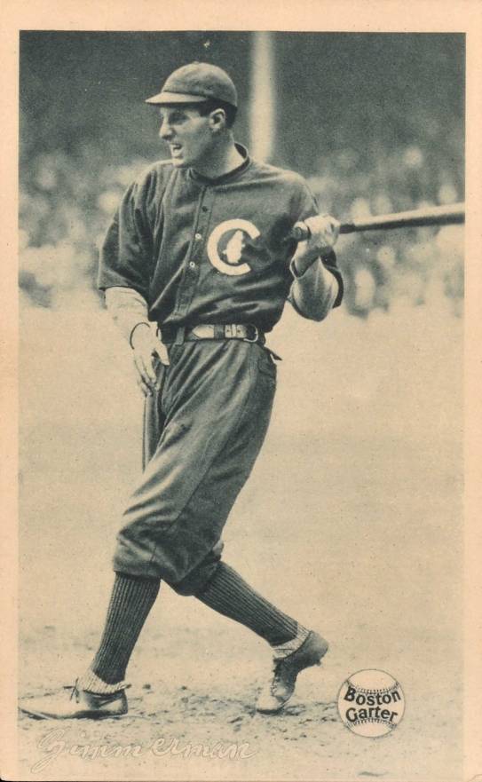1914 Boston Garter Sepia Heinie Zimmerman #10 Baseball Card